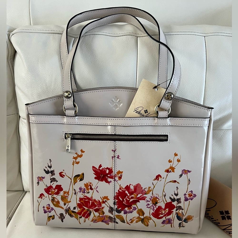 NWT PATRICIA NASH POPPY TOTE HANDBAG LEATHER